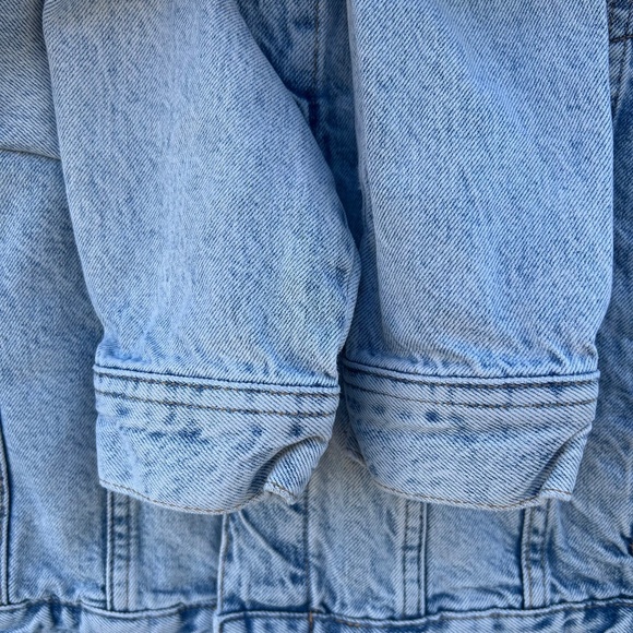 H&M Classic Denim Jacket 100% Cotton Size Small - Picture 6 of 7